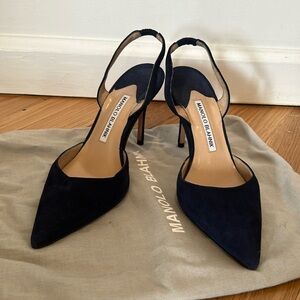 Manolo Blahnik slingback heels
